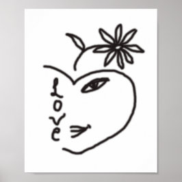 Blick durch das Herz Poster