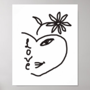 Blick durch das Herz Poster
