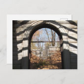 Blick durch den Ruin Postkarte (Vorne/Hinten)