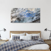 Blick durch dicken Eis Leinwanddruck (Insitu (Schlafzimmer))