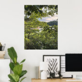 Blick durch die Bäume Poster (Heimbüro)