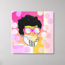 Blick durch die Herzen reflektierte Brille