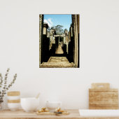 Blick durch die kambodschanische Geschichte Poster (Küche)