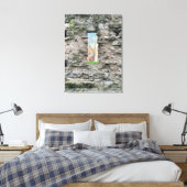 Blick durch eine römische Mauer Leinwanddruck (Insitu (Schlafzimmer))