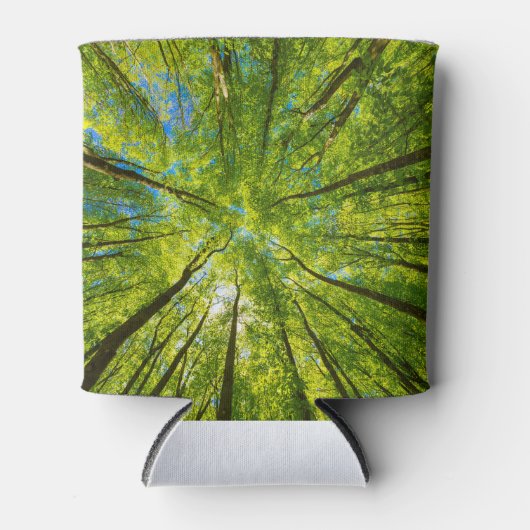 Blick durch grüne Blätter Dosenkühler (Vorderseite)