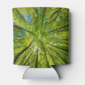 Blick durch grüne Blätter Dosenkühler (Rückseite)