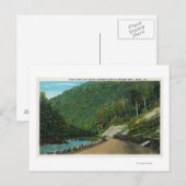 Blick entlang des kalten Flusses östliche Steigung Postkarte (Vorne/Hinten)