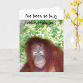 Blick Fabulous Belated Geburtstag Spaß Karte (Gelbe Blume)