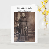 Blick Fabulous Funny Belated Geburtstag Karte (Gelbe Blume)