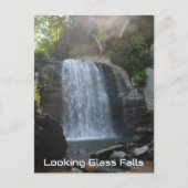 Blick Glass Falls Blue Ridge Mountains NC Postkarte (Vorderseite)