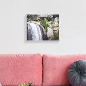 Blick Glass Falls Brevard North Carolina Leinwanddruck (Insitu (Wohnzimmer))