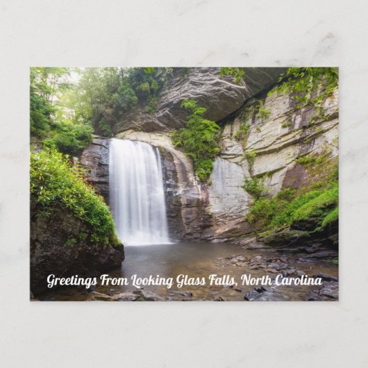 Blick Glass Falls Postcard Postkarte (Vorderseite)
