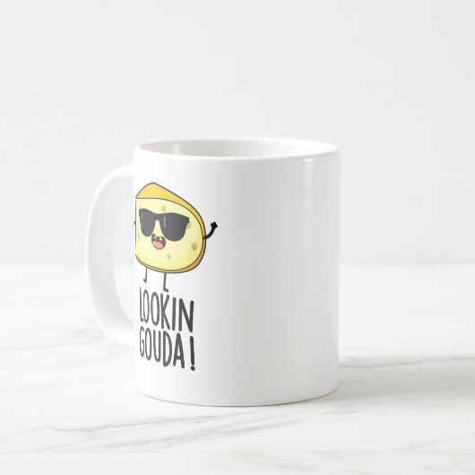 Blick Gouda Funny Cheese Pub Kaffeetasse (Vorderseite Links)