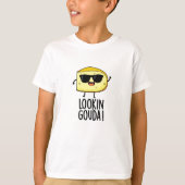 Blick Gouda Funny Cheese Pub T-Shirt (Vorderseite)