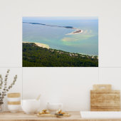 Blick hinunter auf Alligator Point, Florida Poster (Küche)