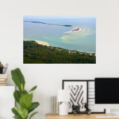 Blick hinunter auf Alligator Point, Florida Poster (Heimbüro)