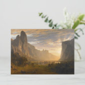 Blick hinunter ins Yosemite-Tal | Albert Bierstadt (Stehend Vorderseite)