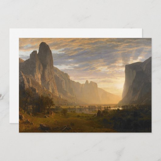 Blick hinunter ins Yosemite-Tal | Albert Bierstadt (Vorne/Hinten)