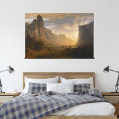 Blick hinunter ins Yosemite-Tal Leinwanddruck (Insitu (Schlafzimmer))