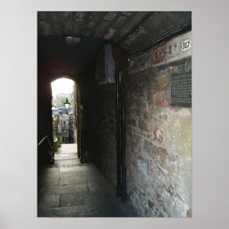 Blick hinunter poster