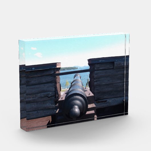 Blick hinunter zum Fass Fotoblock (Links)