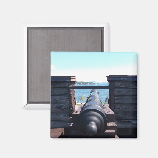 Blick hinunter zum Fass Magnet (Vorderseite/Rückseite)