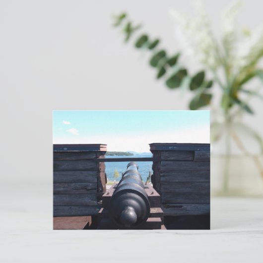 Blick hinunter zum Fass Postkarte (Stehend Vorderseite)