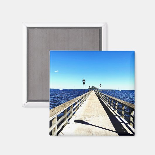 Blick hinunter zum Pier Magnet (Vorderseite/Rückseite)