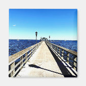 Blick hinunter zum Pier Magnet (Vorne)