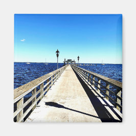 Blick hinunter zum Pier Magnet