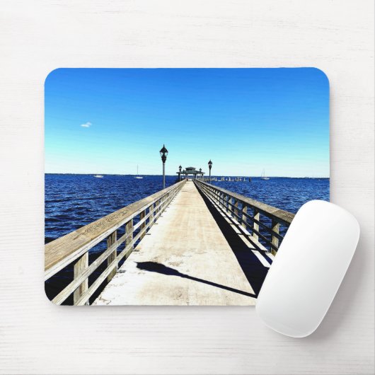 Blick hinunter zum Pier Mousepad (Mit Mouse)