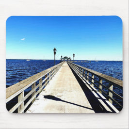 Blick hinunter zum Pier Mousepad