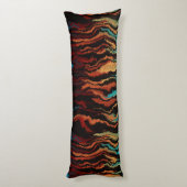 Blick in das abstrakte Feuer Seitenschläferkissen (Rückseite (Vertikal))