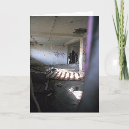 "Blick in das Lowertown-Depot" Geburtstagskarte Karte (Vorderseite)