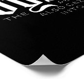 Blick in den Abyss Nietzsche Zitat - Klick passen Poster (Ecke)