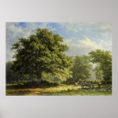 Blick in den Bentheim-Wald von George Andries Roth Poster (Vorne)