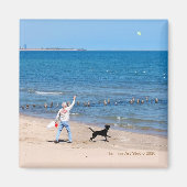 Blick in den Himmel Magnet (Vorne)