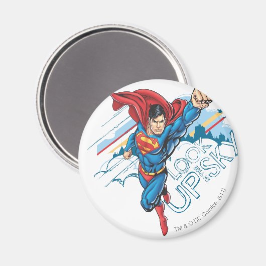 Blick in den Himmel Magnet (Vorderseite/Rückseite)