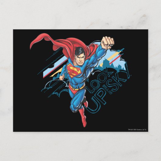 Blick in den Himmel Postkarte (Vorderseite)