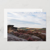 Blick in den Peak District, Derbyshire Postkarte (Vorne/Hinten)