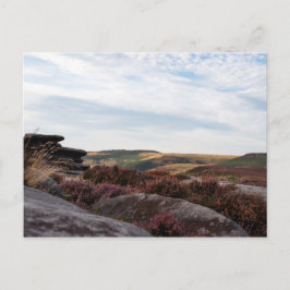 Blick in den Peak District, Derbyshire Postkarte