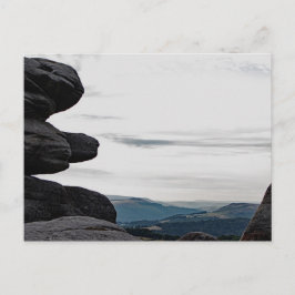 Blick in den Peak District, Derbyshire Postkarte