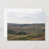 Blick in den Peak District, Derbyshire Postkarte (Vorne/Hinten)