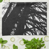 Blick in die Bäume Geschirrtuch (Gefaltet)