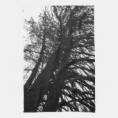 Blick in die Bäume Geschirrtuch (Vertikal)