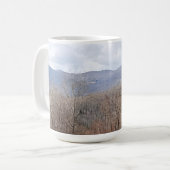 Blick in die Berge Kaffeetasse (Vorderseite Links)