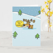 Blick in die Welt Hanukkah Karte (Gelbe Blume)