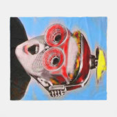 Blick in die Zukunft Fleecedecke (Vorderseite (Horizontal))