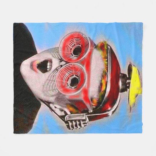 Blick in die Zukunft Fleecedecke (Vorderseite (Horizontal))