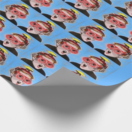 Blick in die Zukunft Geschenkpapier (Ecke)